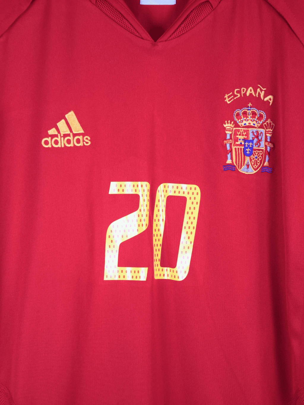 2004 Spain Home – Xavi #20 XL 600179 Adidas4