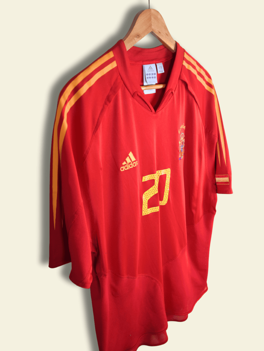 2004 Spain Home – Xavi #20 XL 600179 Adidas5