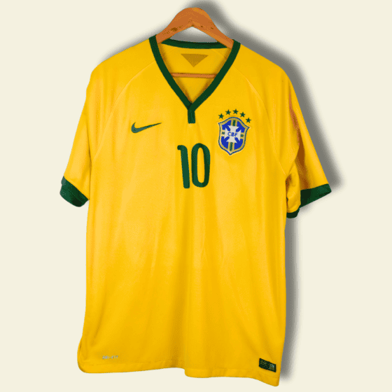2014 Brazil Home - Neymar Jr #10 XL