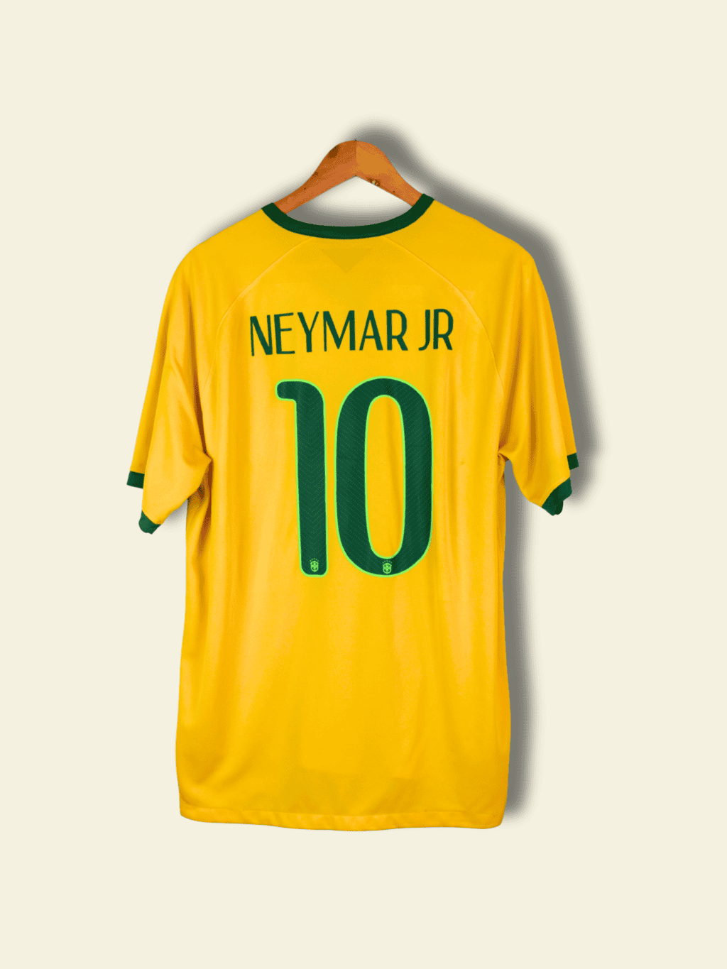2014 Brazil Home – Neymar Jr #10 XL 575280-703 Nike2