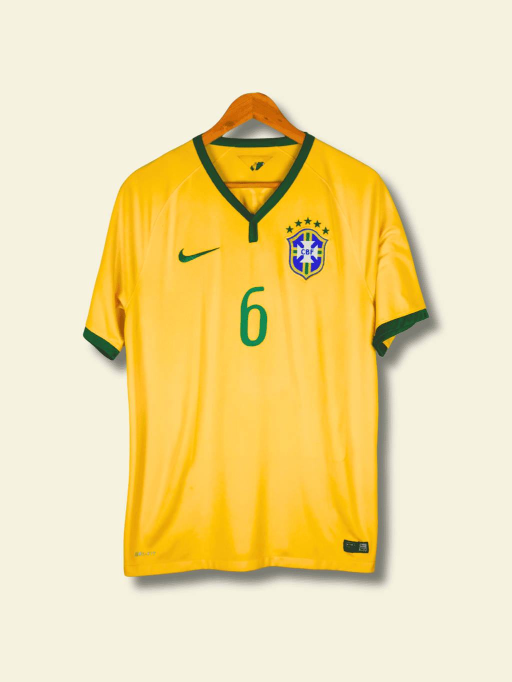 2014 Brazil Home - Marcelo #6 Large