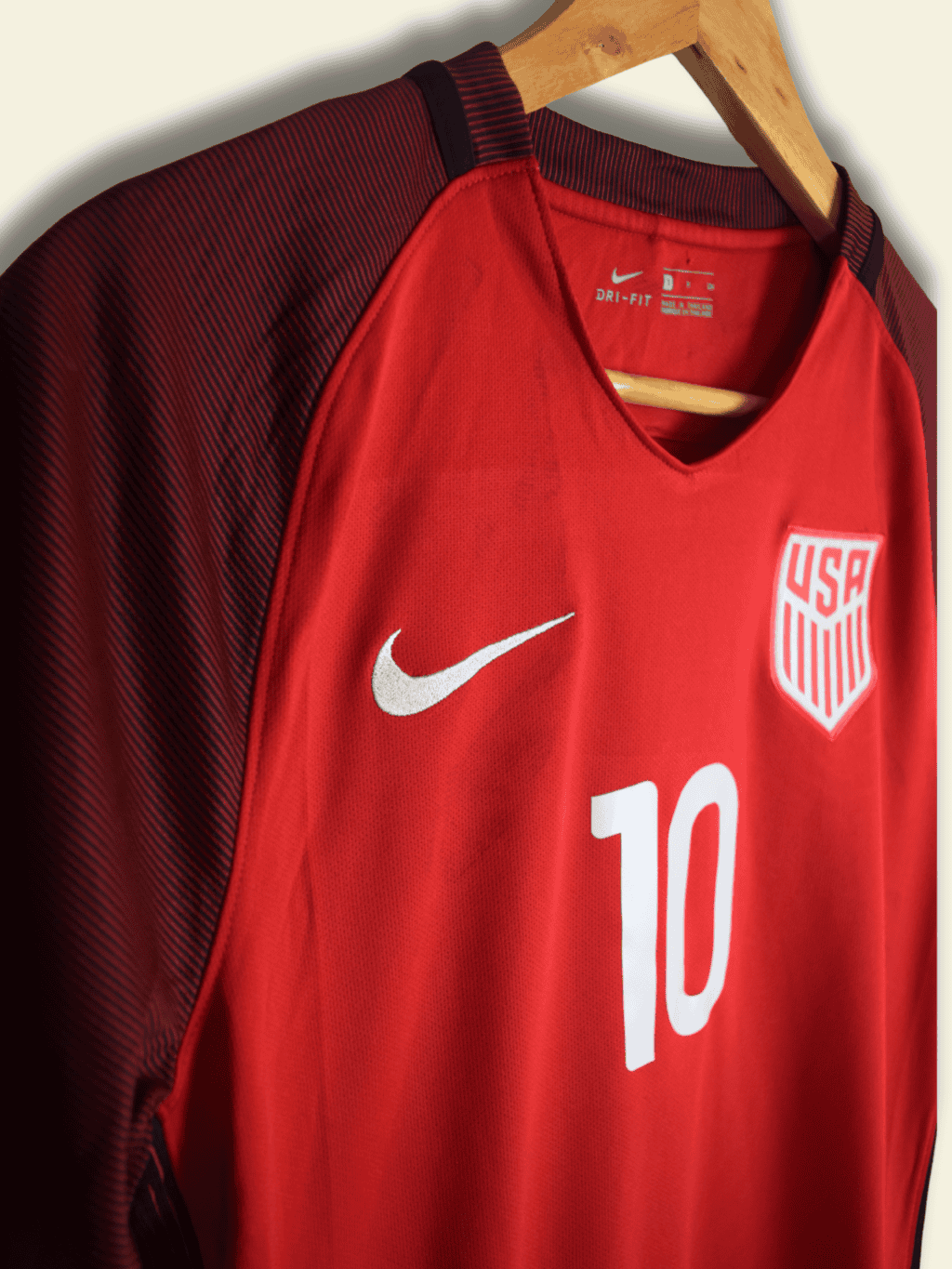 2017 USA Third – Christian Pulisic #10 Small 832475-687 Nike5