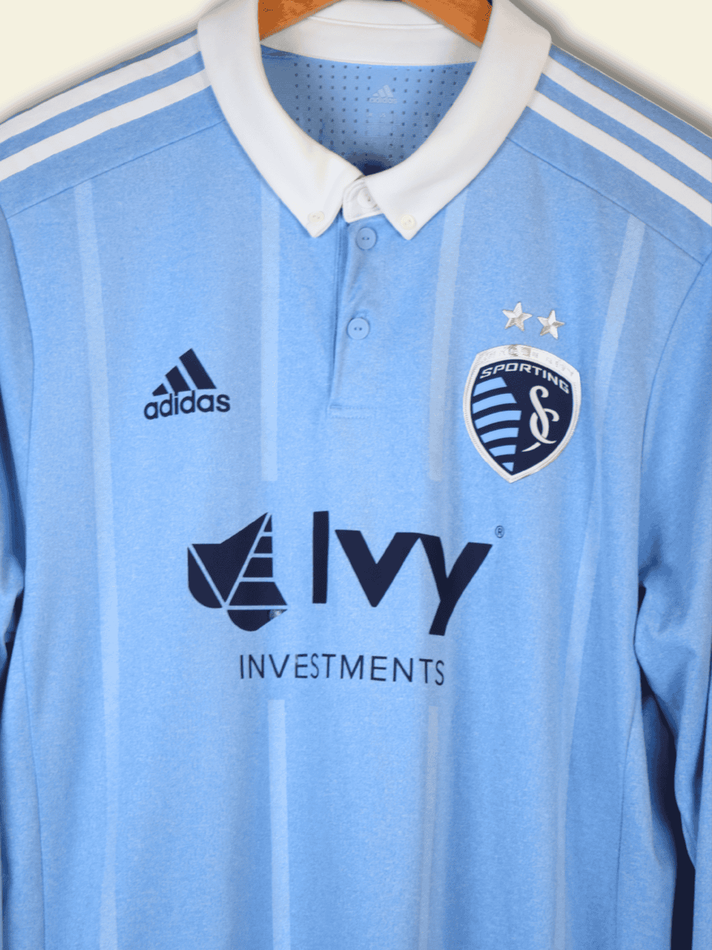 2018 Sporting Kansas City – Brad Evans #4 MATCH ISSUED Large AY6418 Adidas3