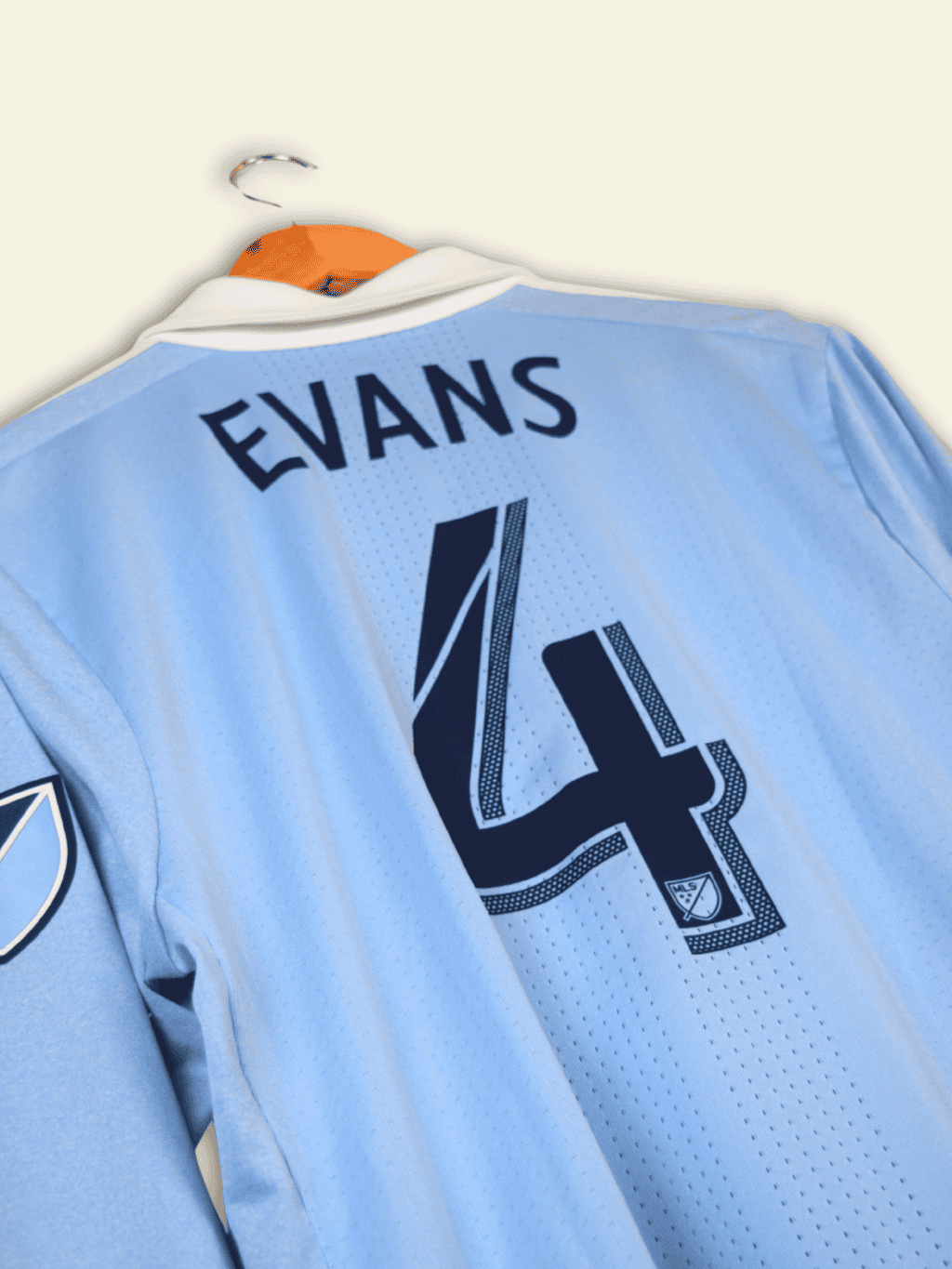 2018 Sporting Kansas City – Brad Evans #4 MATCH ISSUED Large AY6418 Adidas6