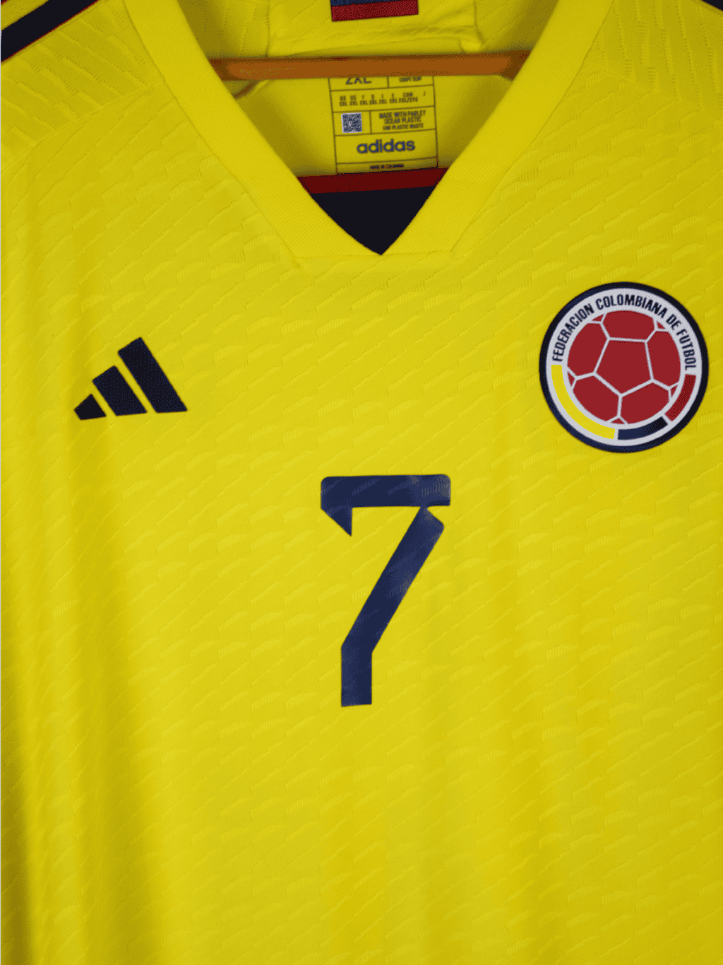 2022 Colombia Home – Luis Diaz #7 XXL HB9172 Adidas3