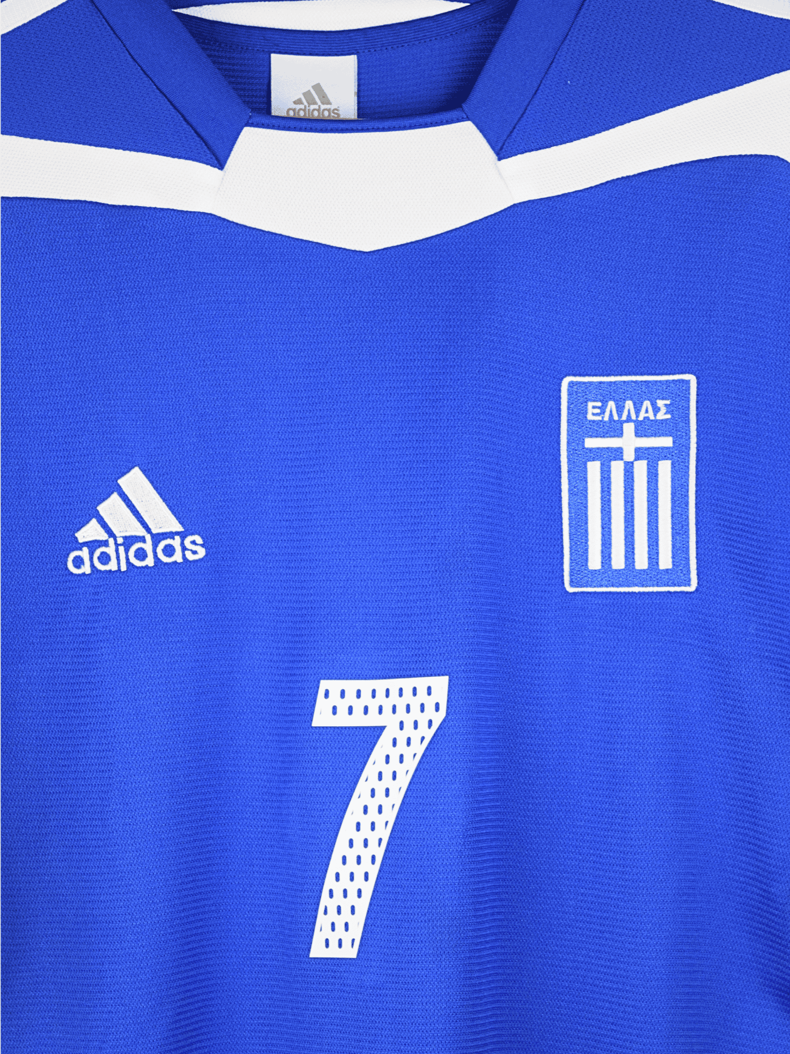 2004 Greece Home- Theodoros Zagorakis #7 XL - Image 4