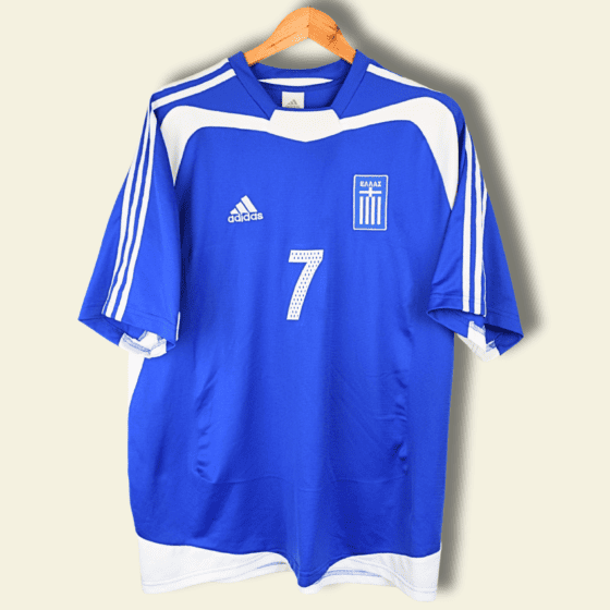 2004 Greece Home- Theodoros Zagorakis #7 XL