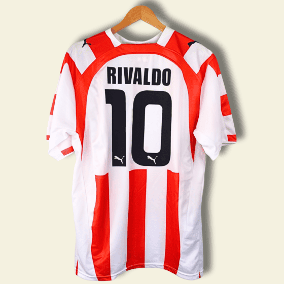 2006 Olympiakos Home - Rivaldo #10 XL