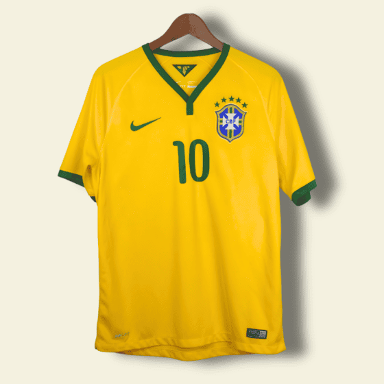 2014 Brazil Home - Neymar Jr #10 Medium