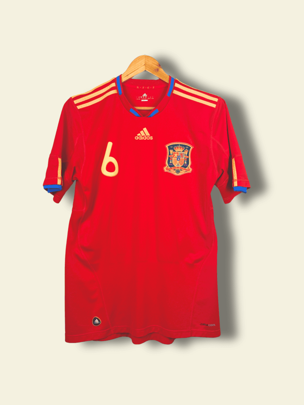 2010 Spain Home - Andres Iniesta #6 Medium