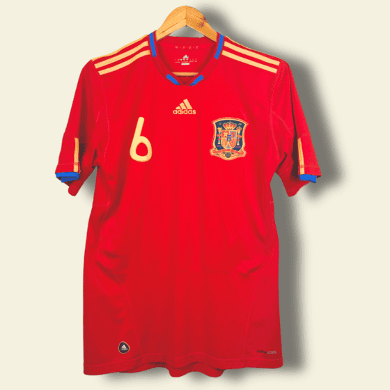 2010 Spain Home - Andres Iniesta #6 Medium