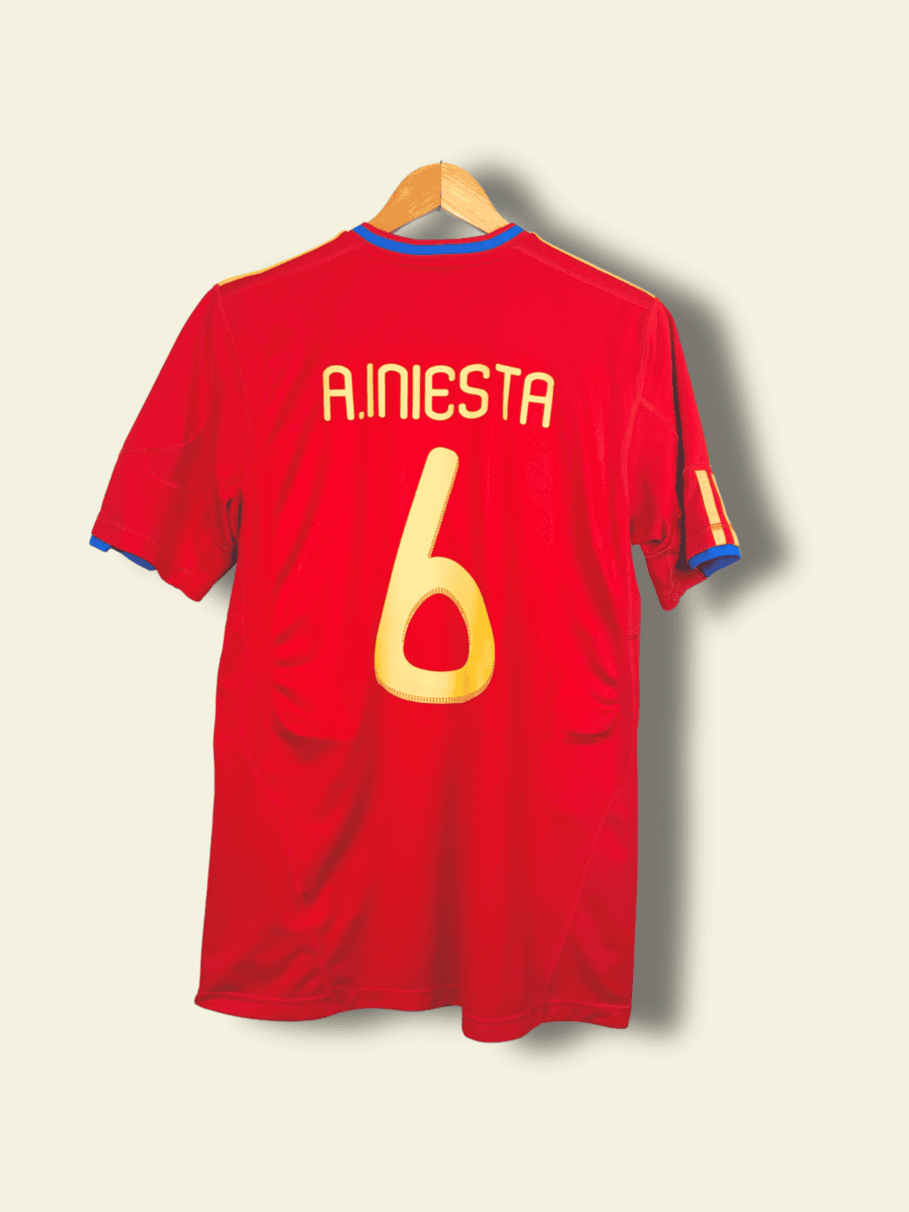 2010 Spain Home - Andres Iniesta #6 Medium - Image 2