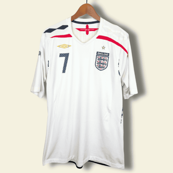 2007 England Home - David Beckham #7 XL