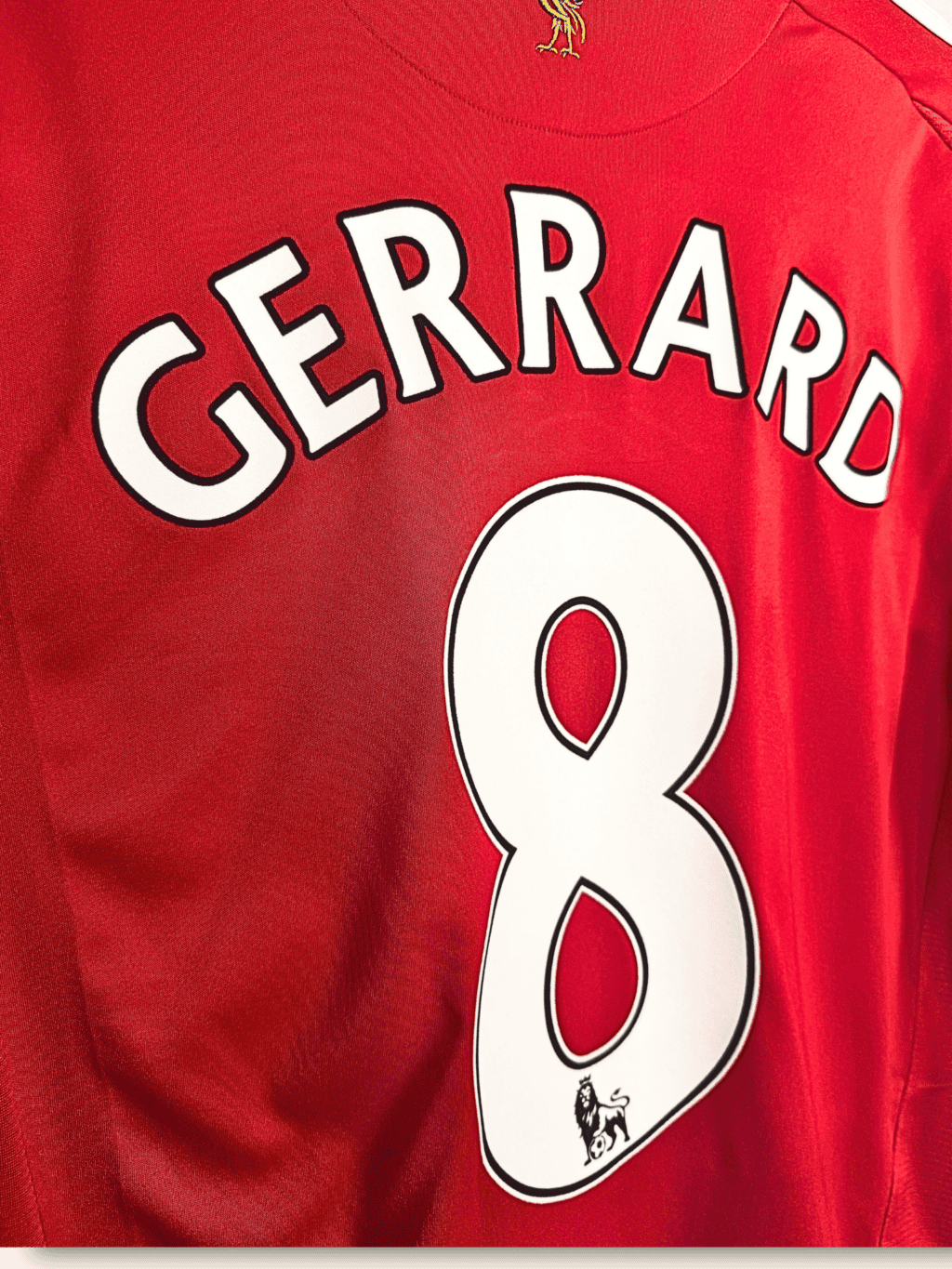 2008 Liverpool Home - Steven Gerrard #8 Medium - Image 5