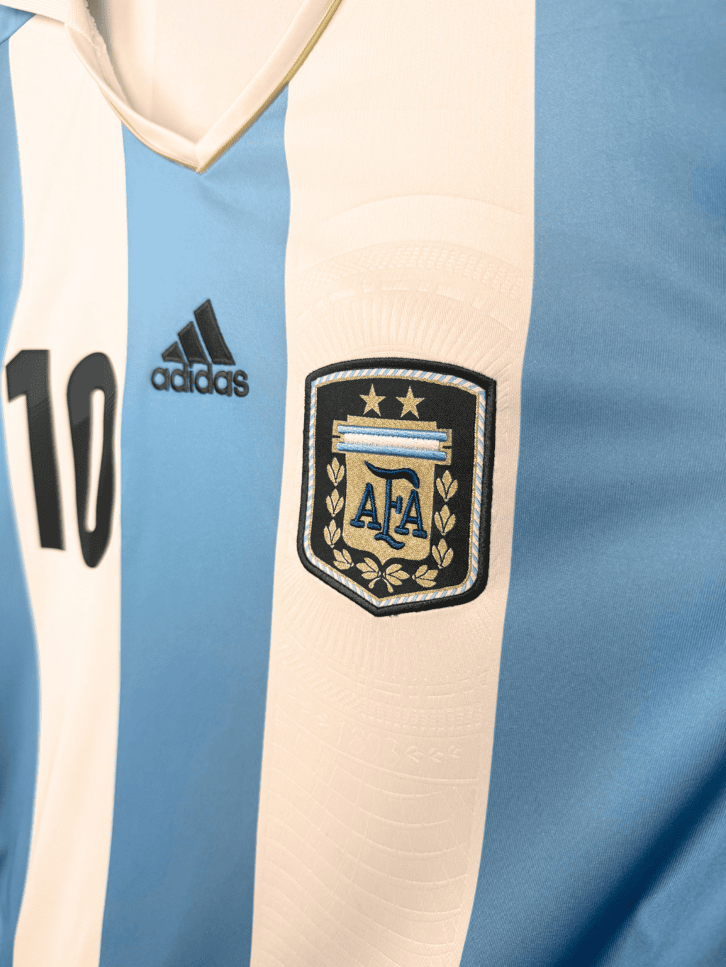2010 Argentina Home - Lionel Messi #10 XL - Image 4