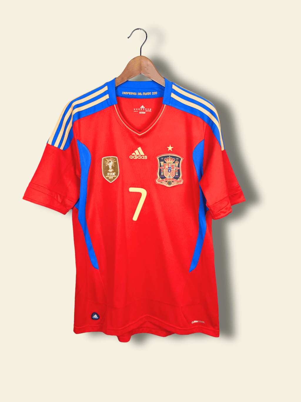 2011 Spain Home - David Villa #7 Medium
