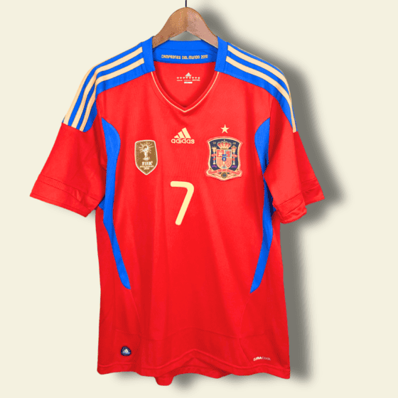 2011 Spain Home - David Villa #7 Medium
