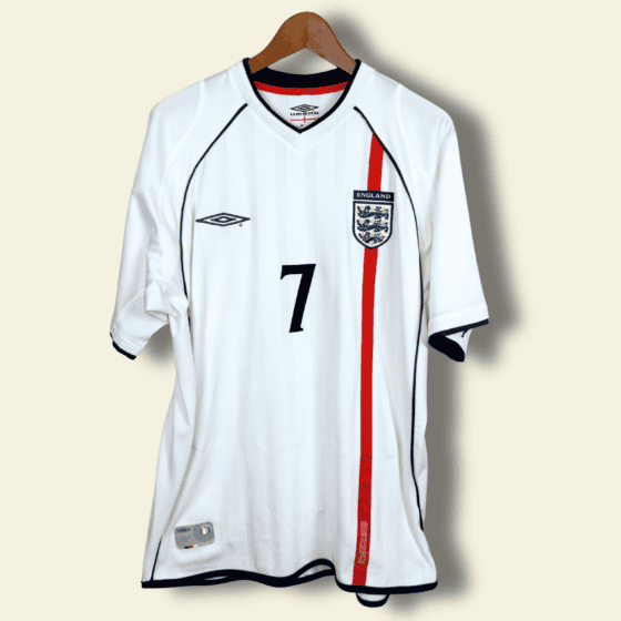 2002 England Home - David Beckham #7 Large