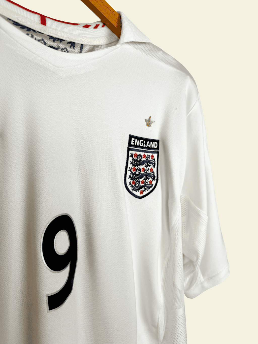 2005 England Home - Wayne Rooney #9 XL - Image 6