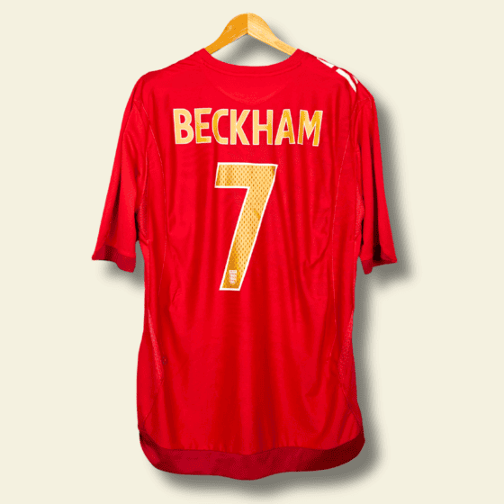 2006 England Away - David Beckham #7 XXL