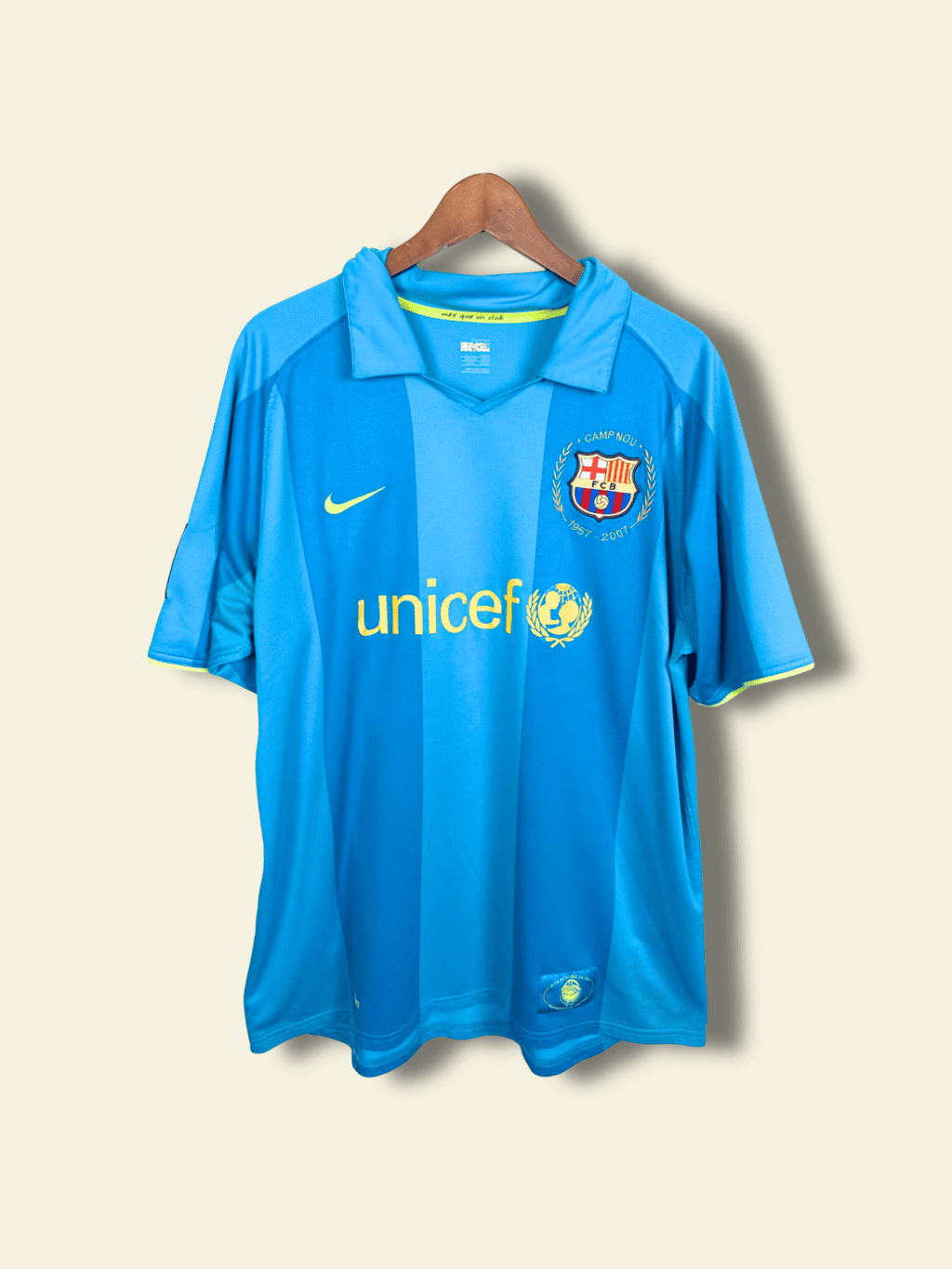 2007 Barcelona Away - Ronaldinho #10 XL