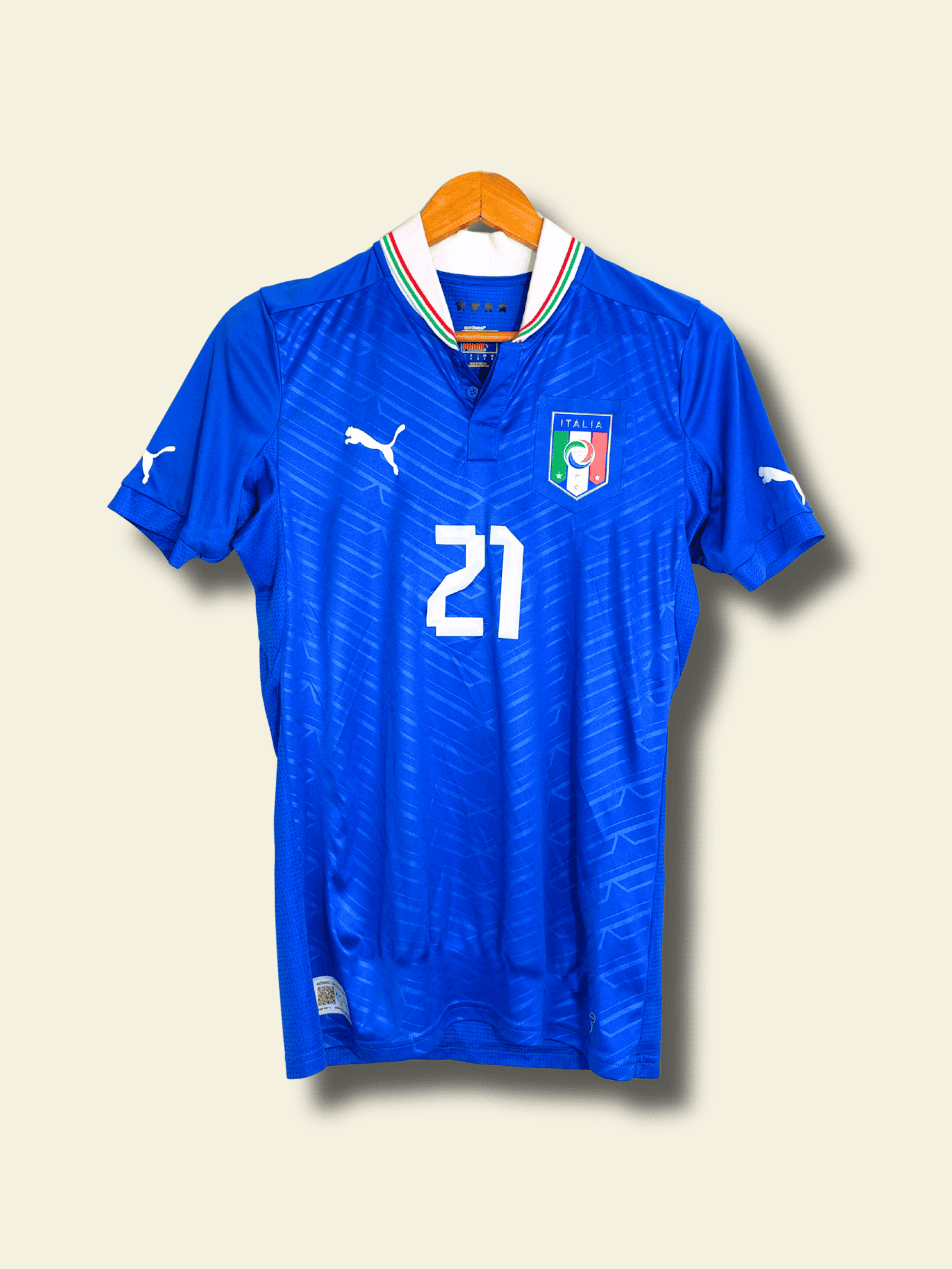 2012 Italy Home – Pirlo #21 Small