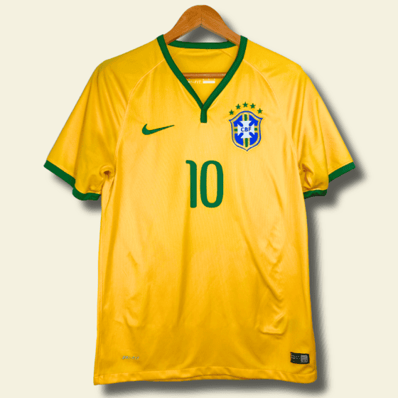 2014 Brazil Home – Neymar #10 Medium